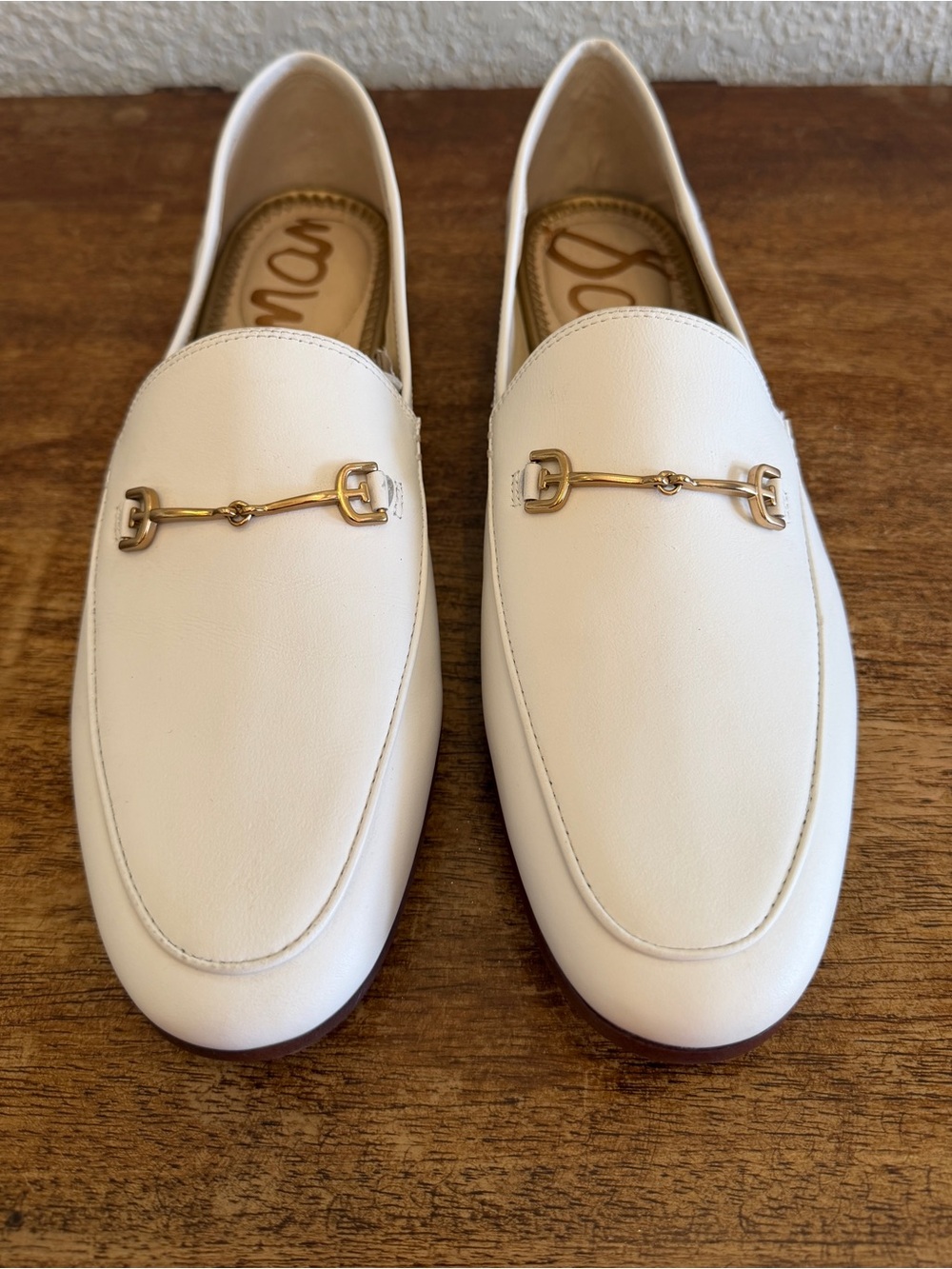 🌻NEW NWOT Sam Edelman Bright White "Loraine" Loafer Women's Size 11